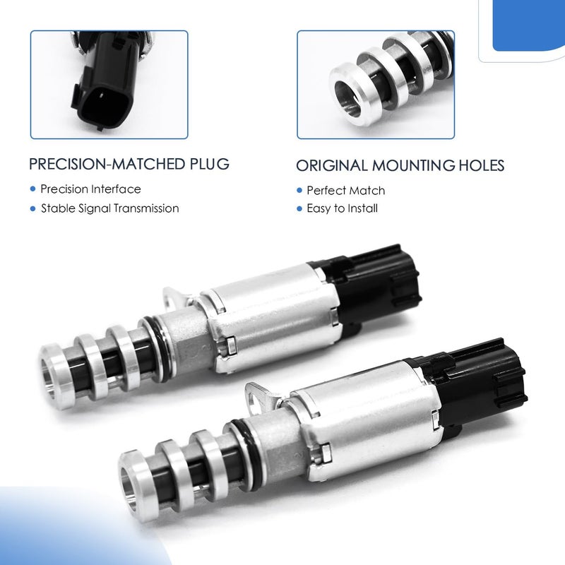 Dcmr 2 PCS Intake & Exhaust Engine Variable Valve Timing (VVT) Solenoid Compatible with Nissan Altima Pathfinder Quest 14-16 Maxima Titan Xd 16 Murano 15-16 Sentra 13-16 Replaces 237963RC0A - Image 4